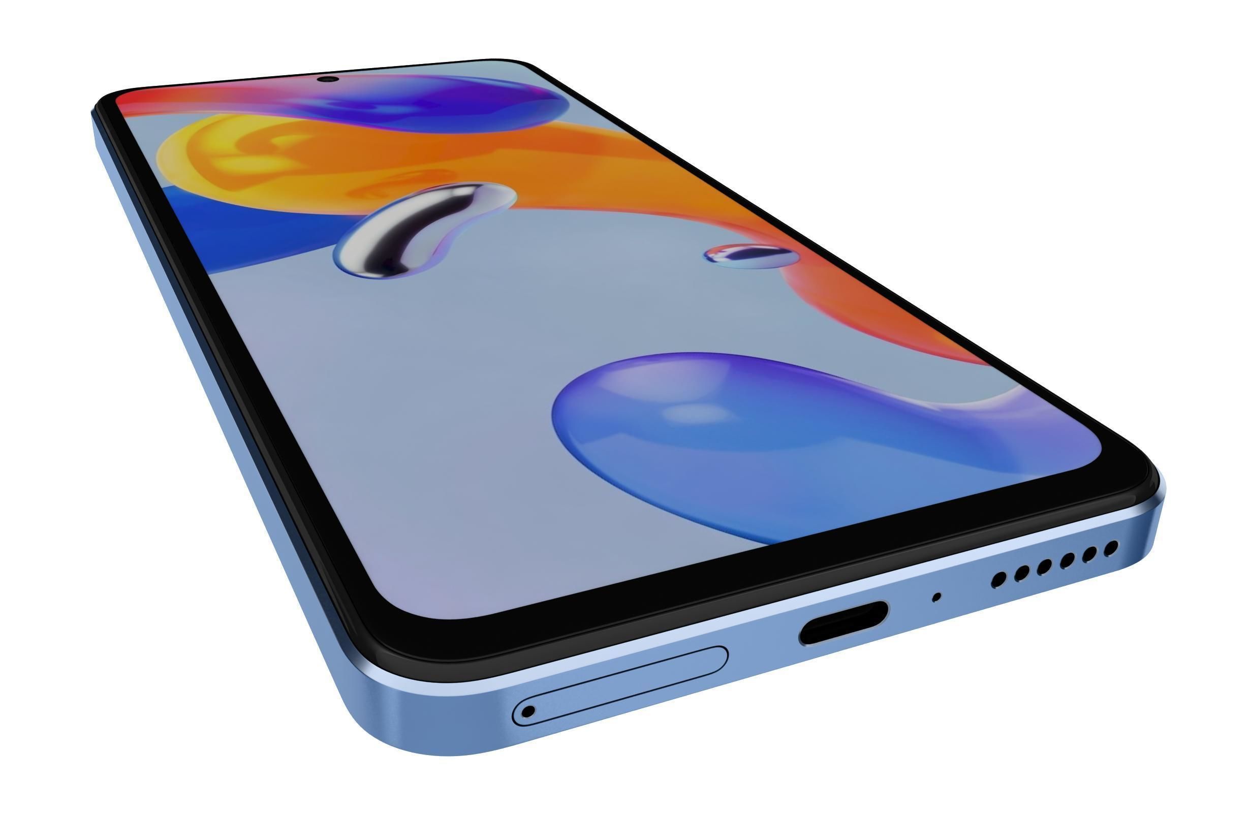 Xiaomi Redmi Note 11 Pro 5G Atlantic Blue 3D model_12