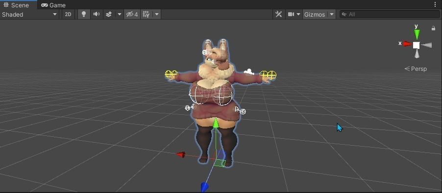 Hazel female bunny Low-poly 3D model_14