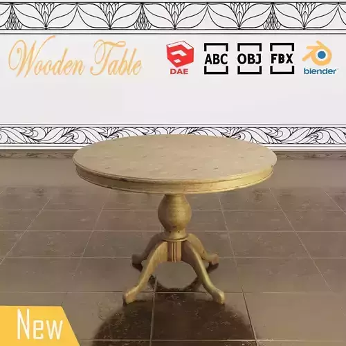  Wooden table 2