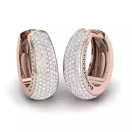 Marquis Diamonds Gems Earrings 3D print model