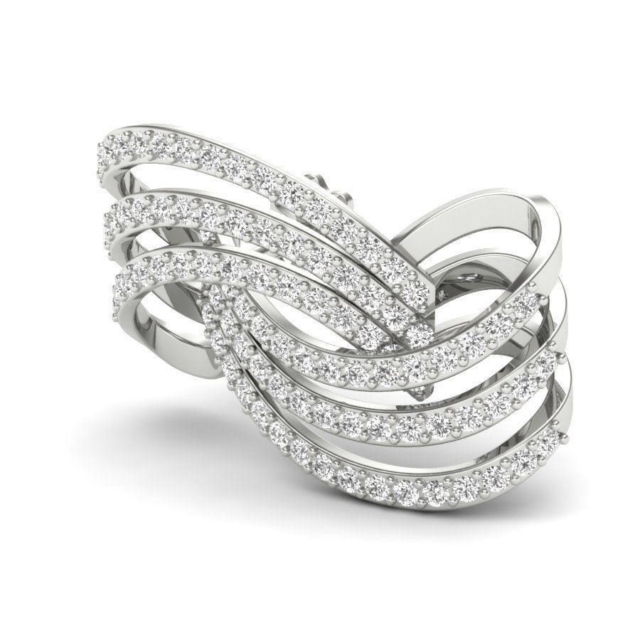 Silk Earring  3D print model_2