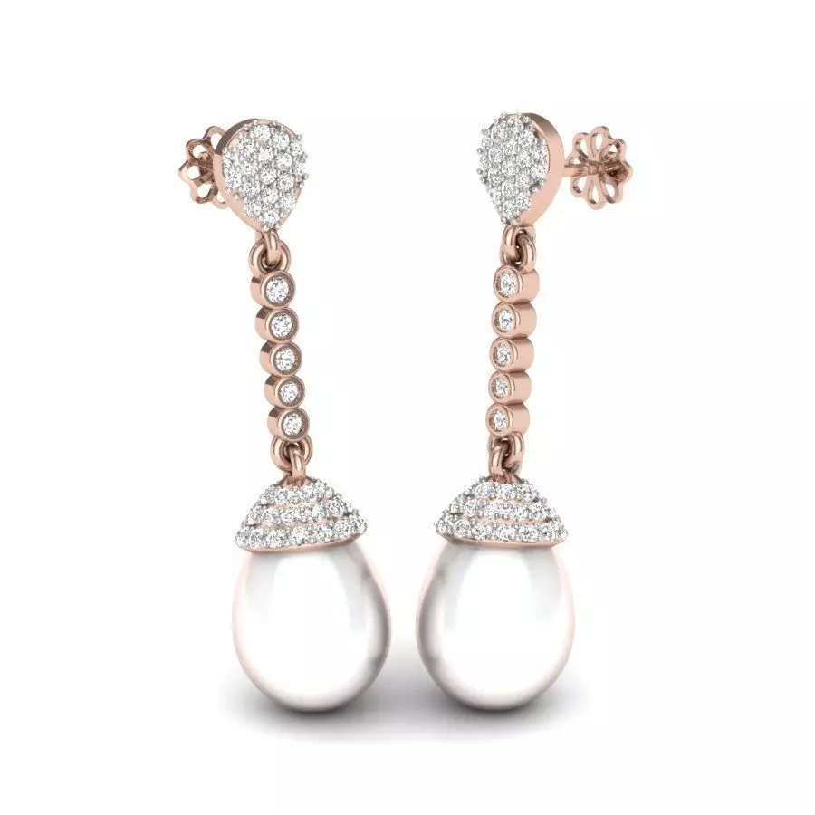 Cluster Earrings 3D print model