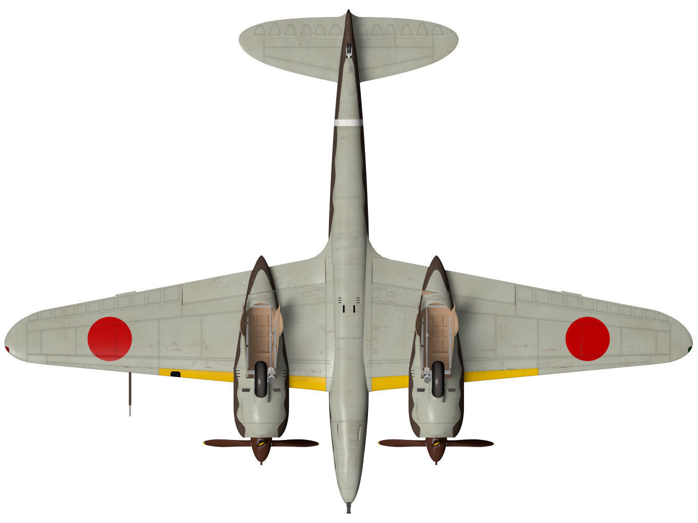 Kawasaki Ki102 otsu 3D model_11