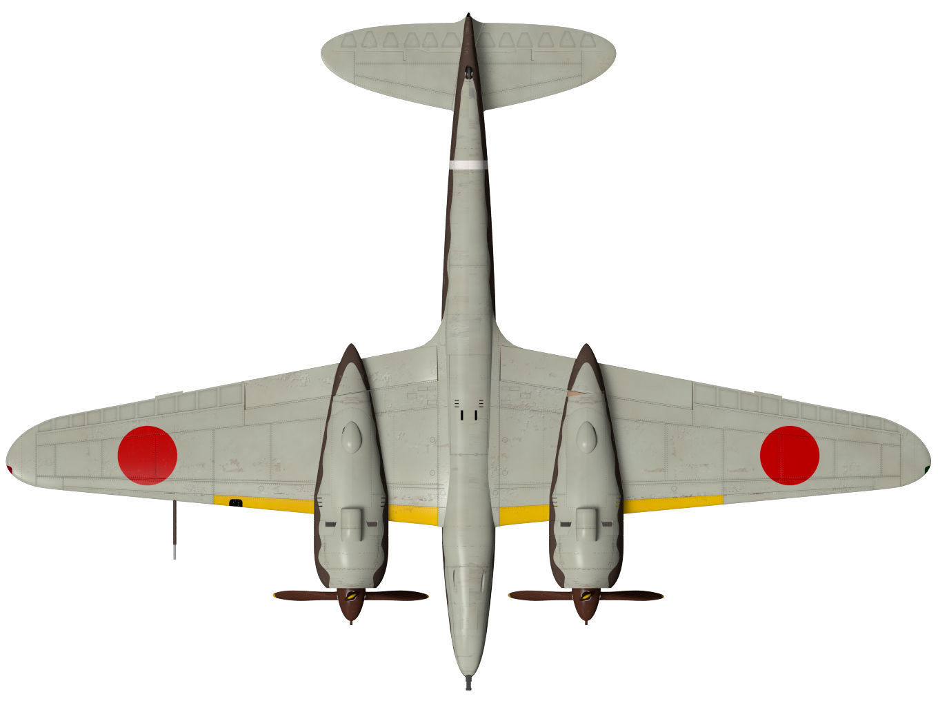 Kawasaki Ki102 otsu 3D model_10