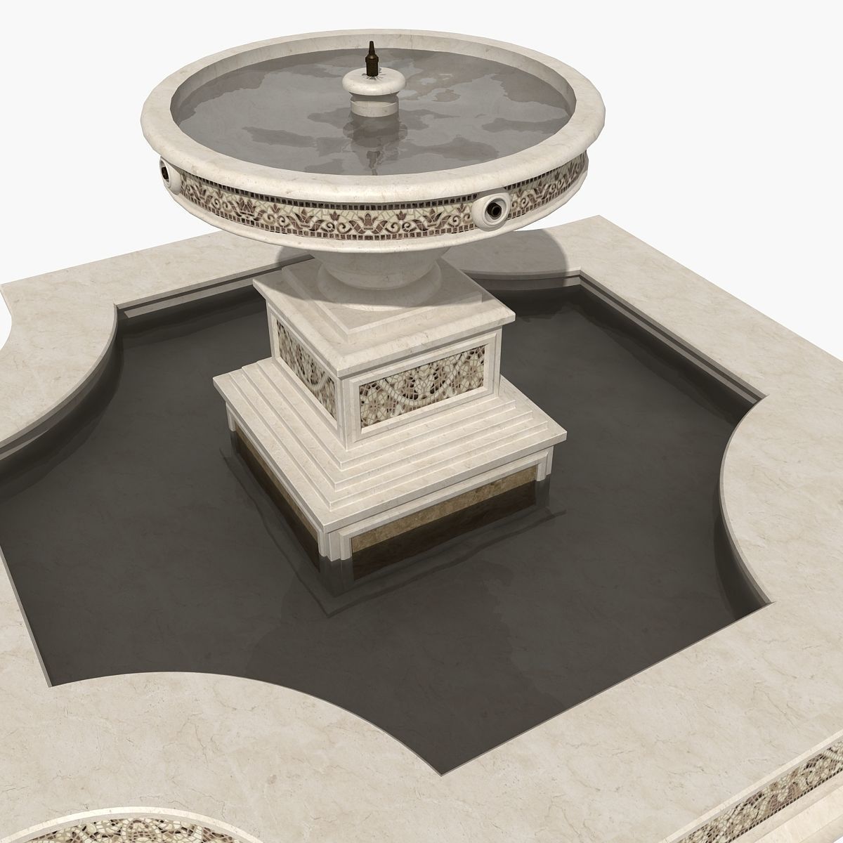 Fountain 12 3D model_2