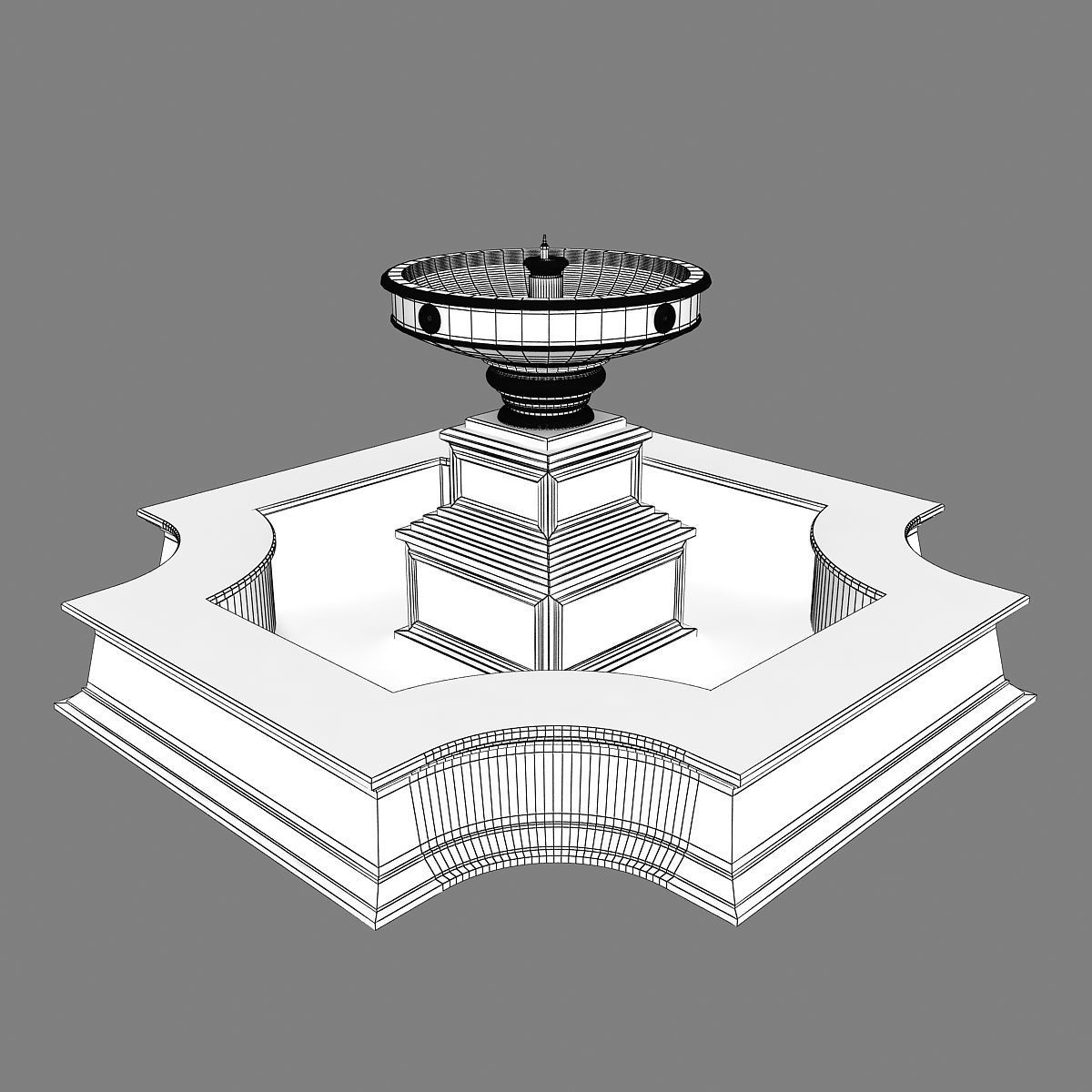Fountain 12 3D model_15
