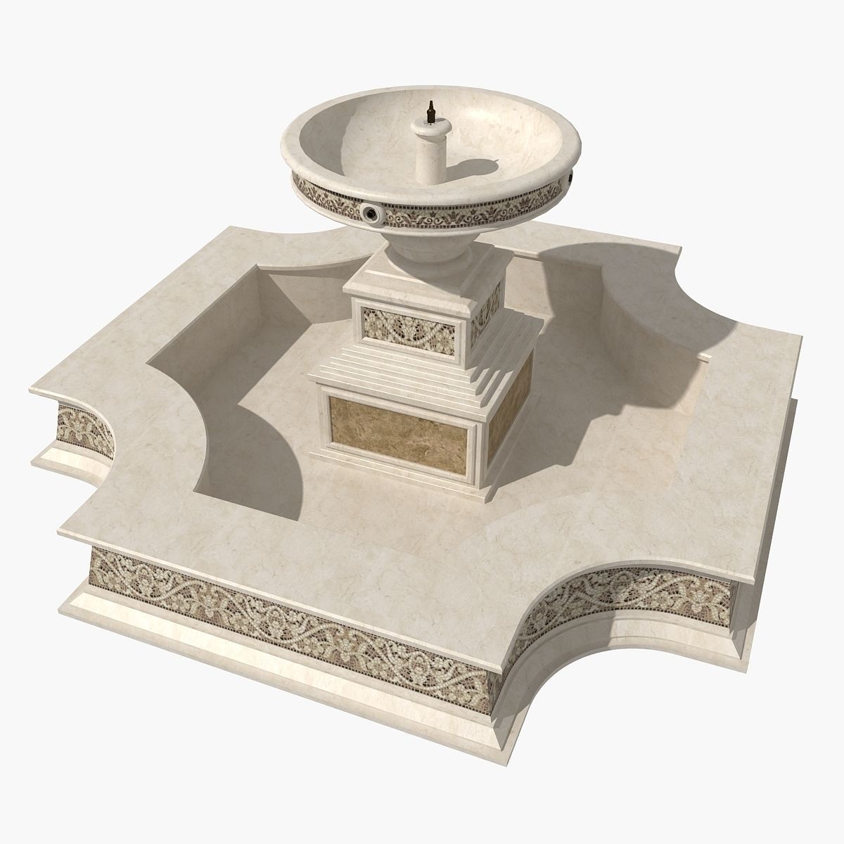 Fountain 12 3D model_10