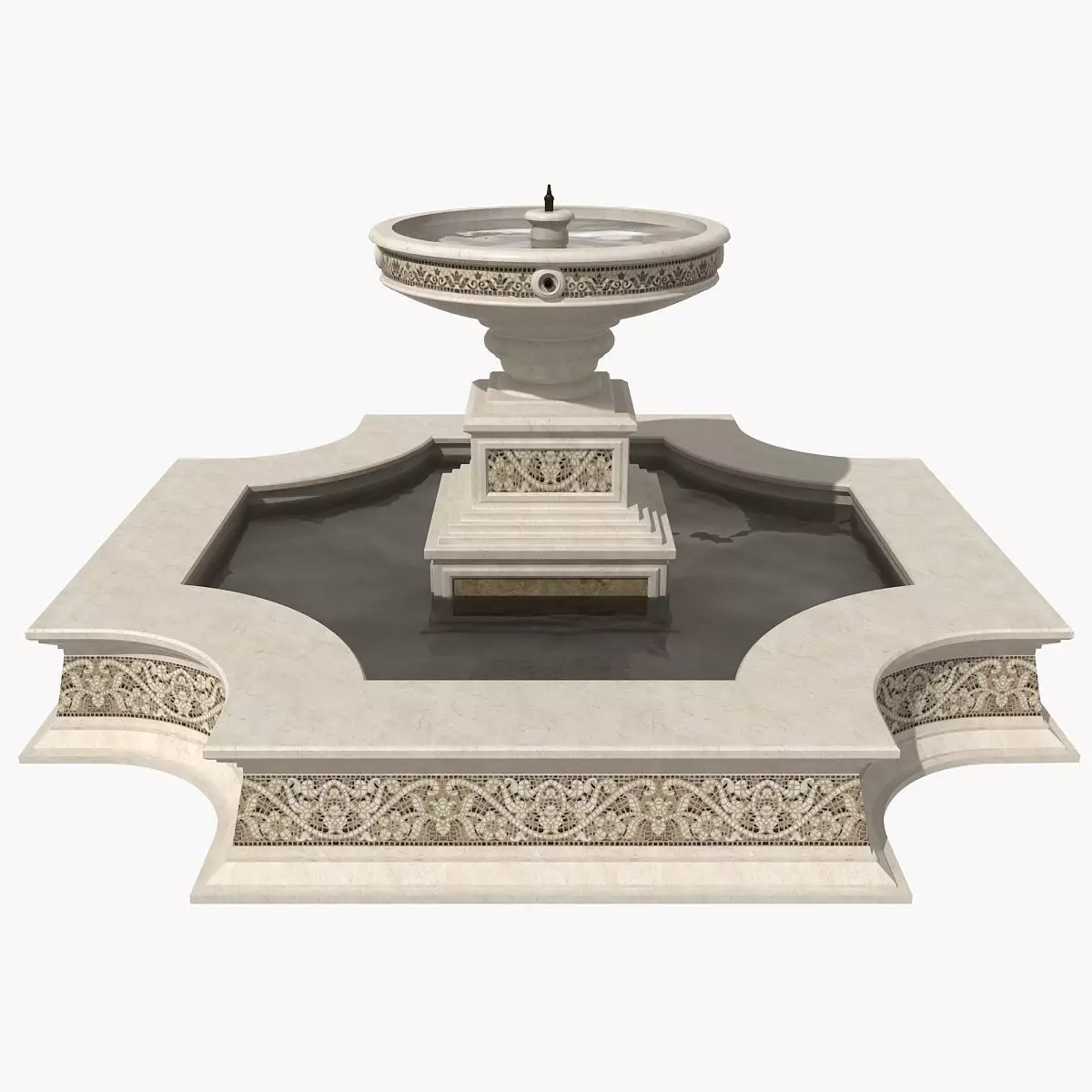 Fountain 12 3D model_0