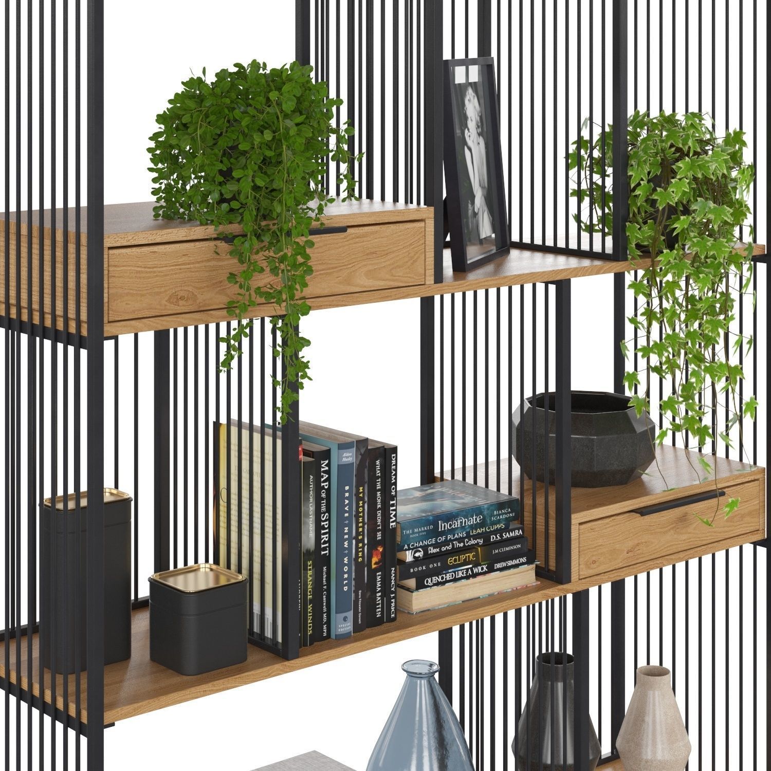 Shelving unit Modena 3D model_6