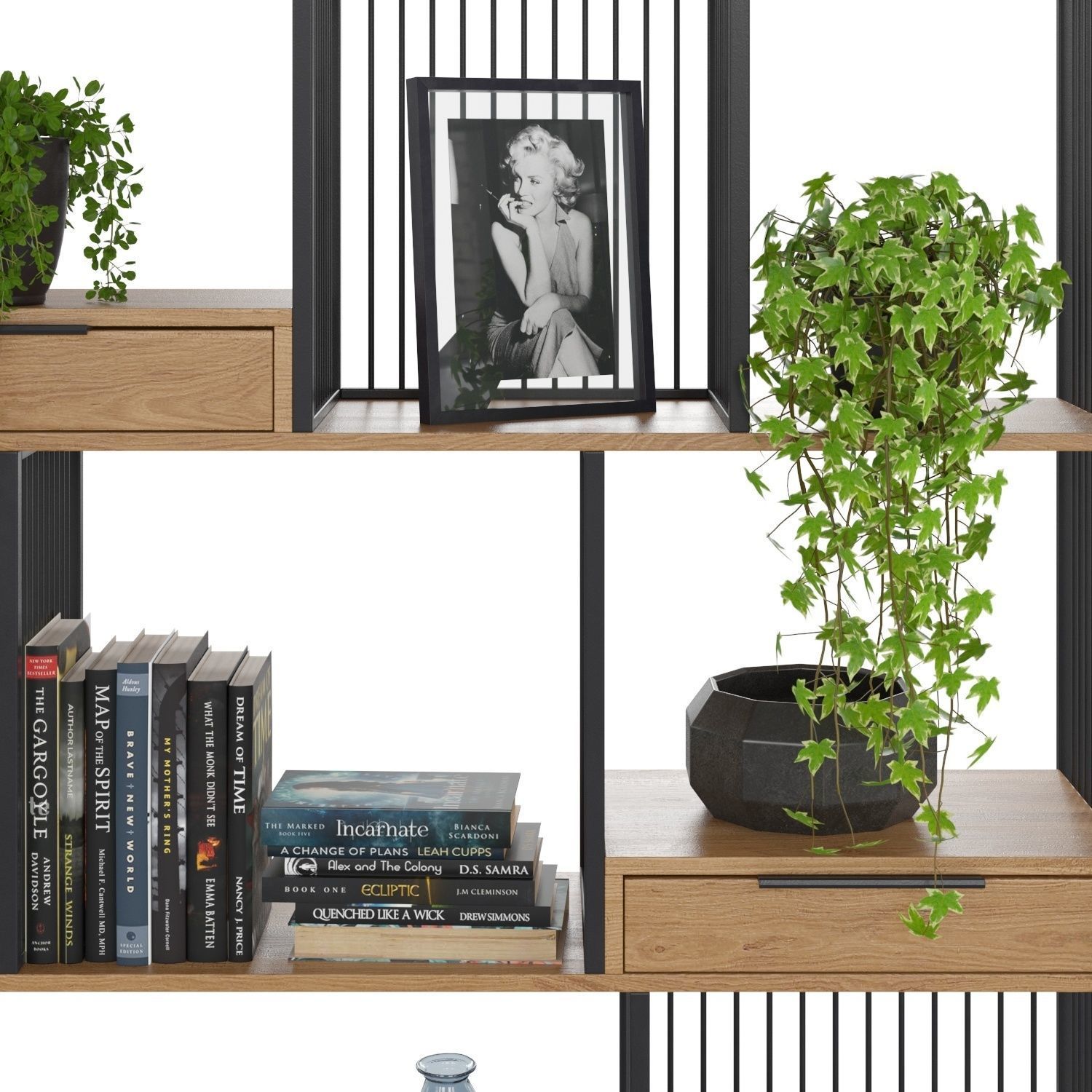 Shelving unit Modena 3D model_2