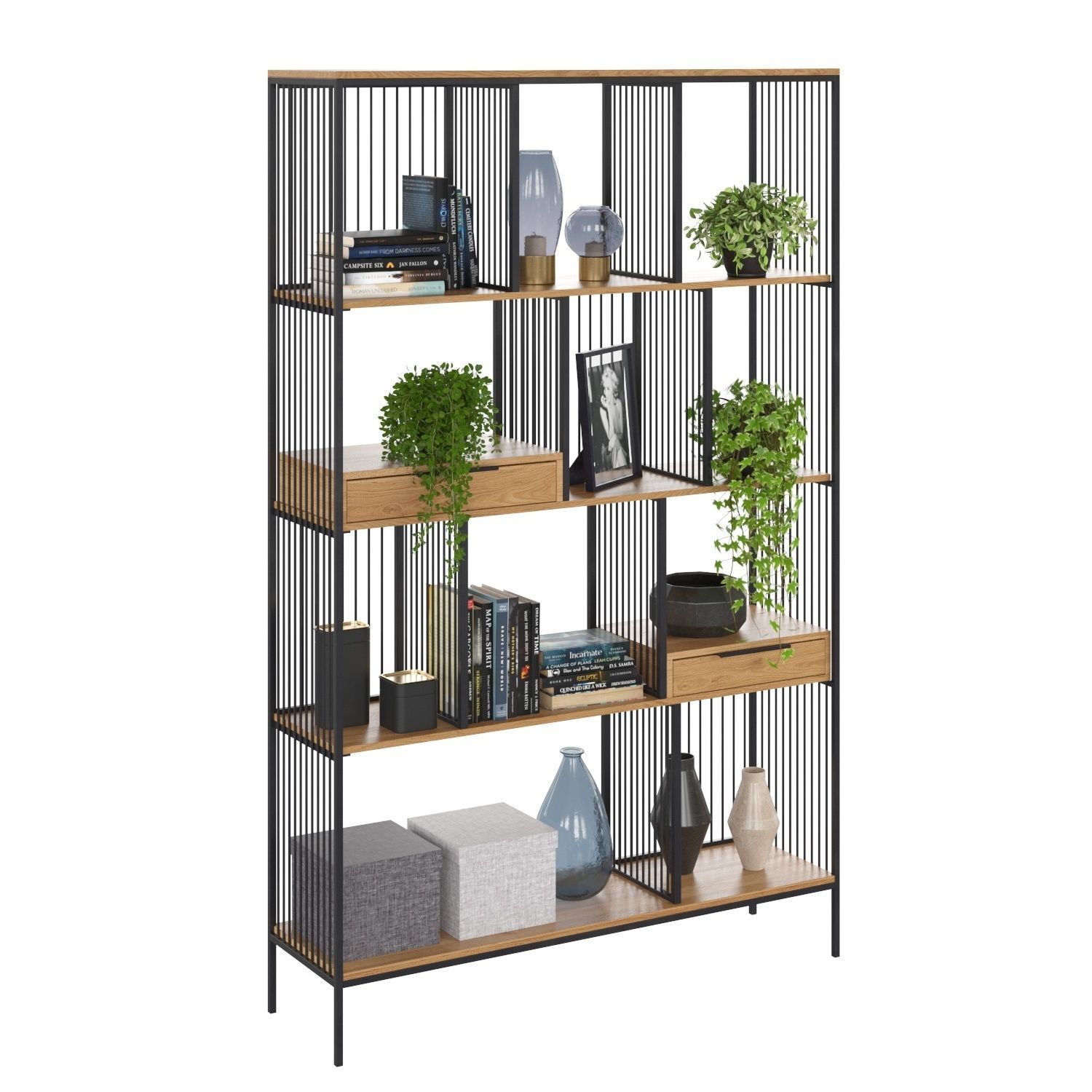 Shelving unit Modena 3D model_3