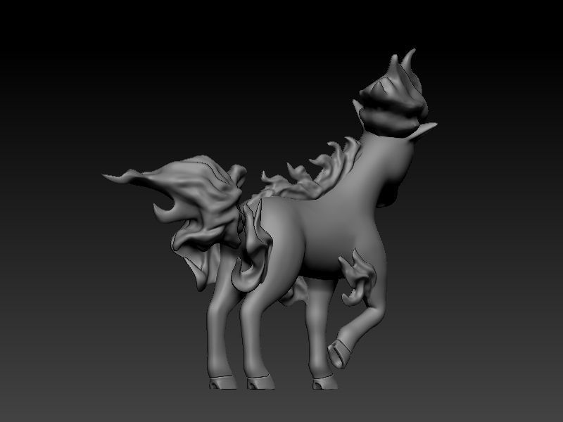 pokemon ponyta 3D print model_8