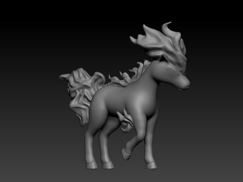 pokemon ponyta 3D print model_4