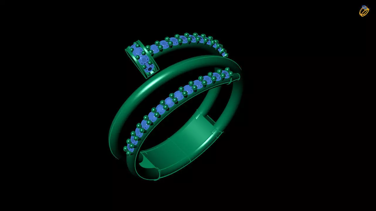 Nail ring 3d file to print 3D print model_0