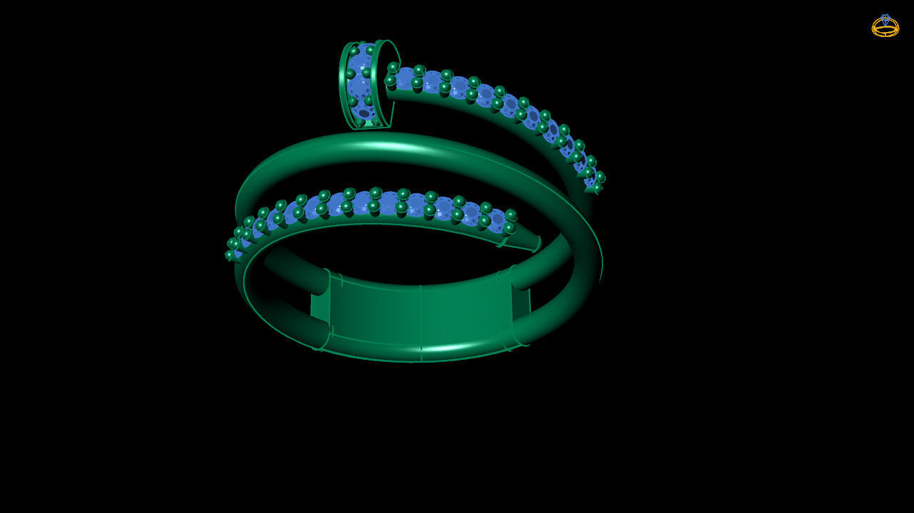 Nail ring 3d file to print 3D print model_5