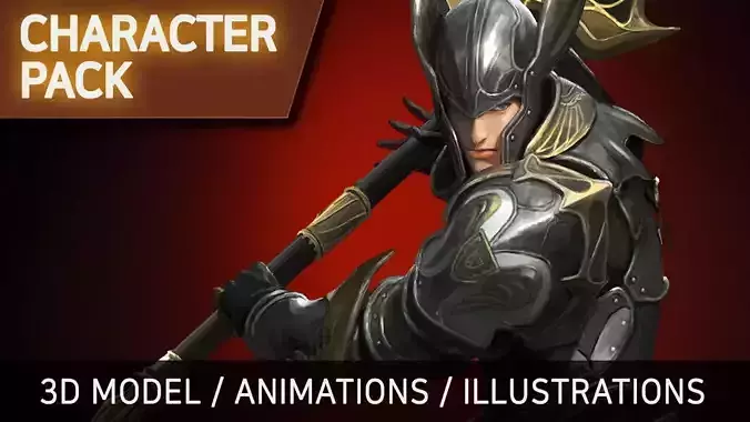 MMORPG Character Pack - Knight