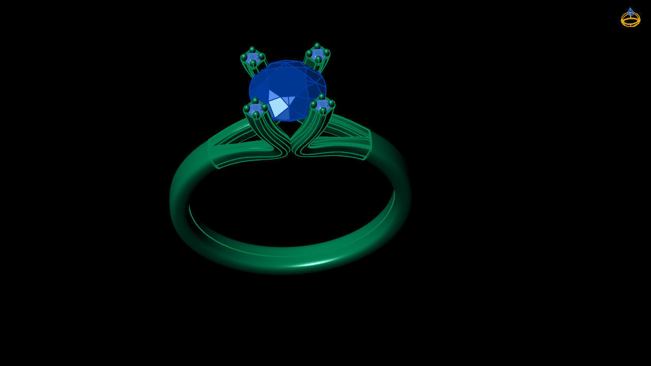 Solitaire ring 3d file to print 3D print model_5