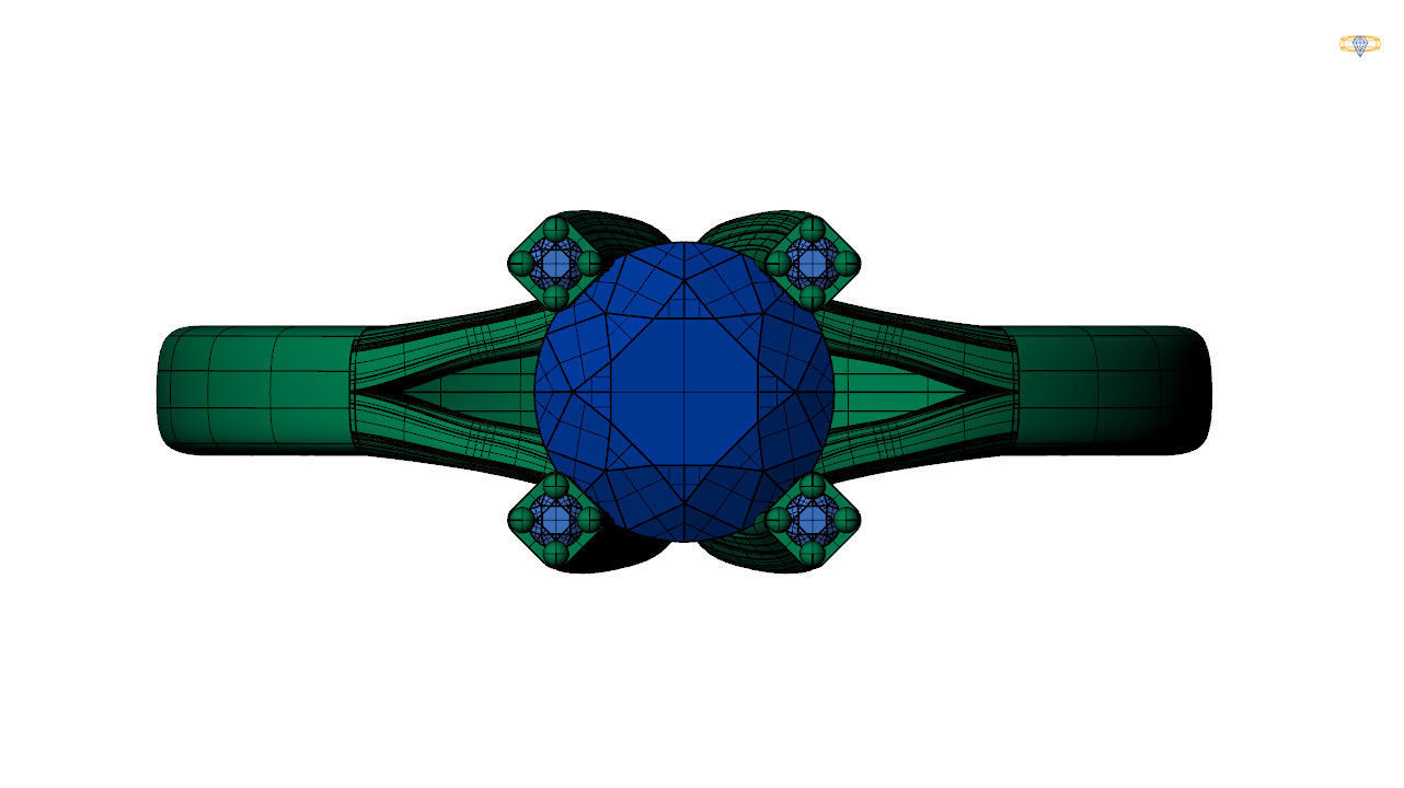 Solitaire ring 3d file to print 3D print model_10