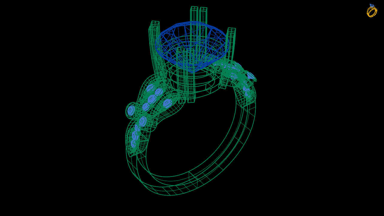Stylish ring 3d file to print 3D print model_8