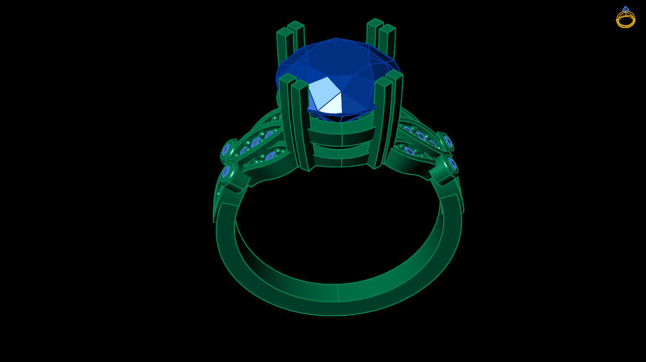 Stylish ring 3d file to print 3D print model_5