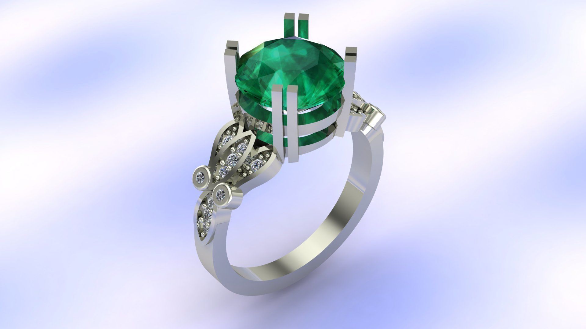 Stylish ring 3d file to print 3D print model_1