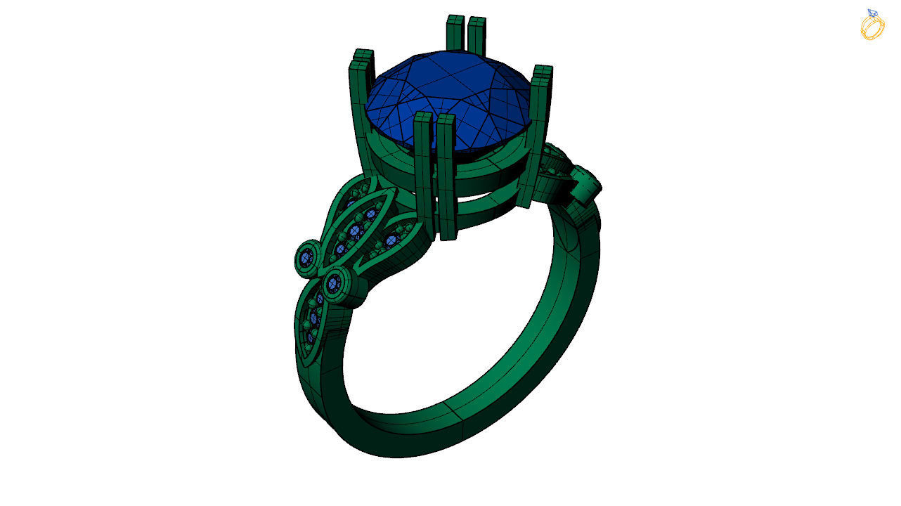 Stylish ring 3d file to print 3D print model_11