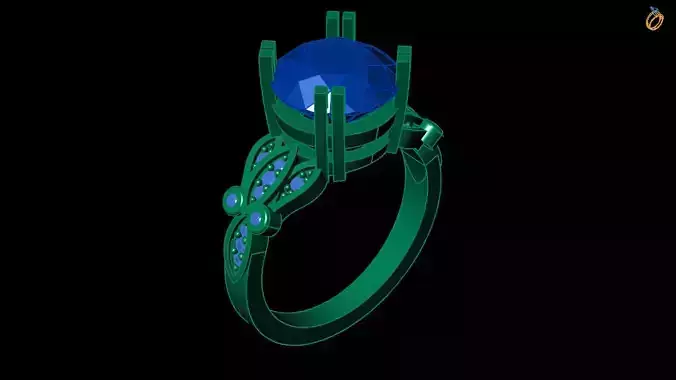 Stylish ring 3d file to print