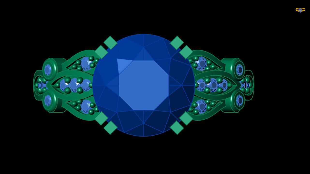 Stylish ring 3d file to print 3D print model_4