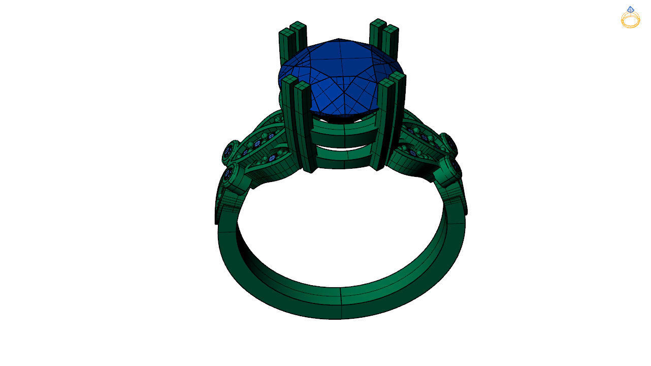 Stylish ring 3d file to print 3D print model_12