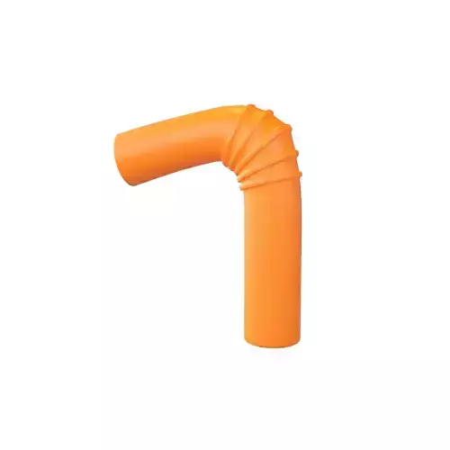 Cartoon Drinking Straw v1 002