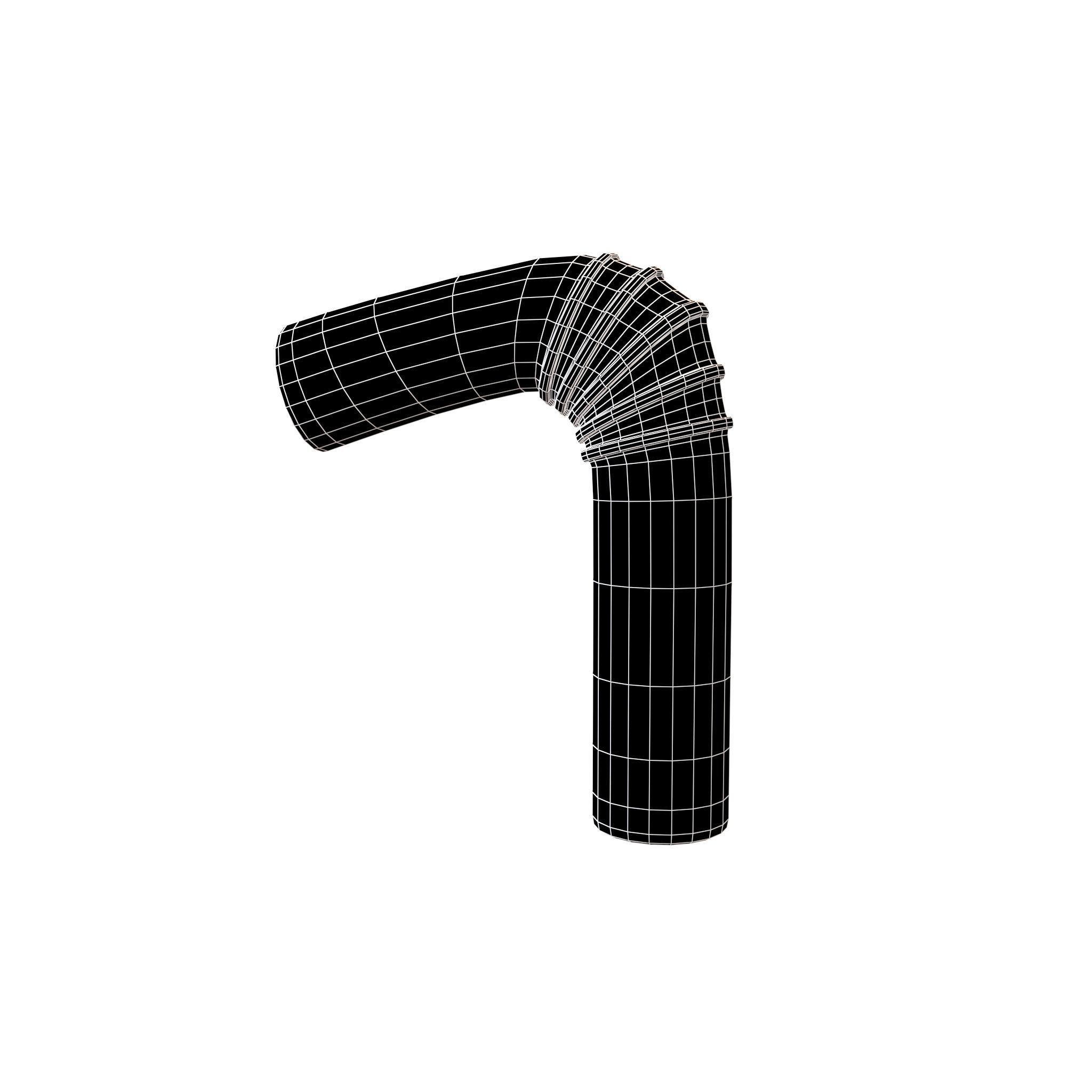 Cartoon Drinking Straw v1 008 Low-poly 3D model_4