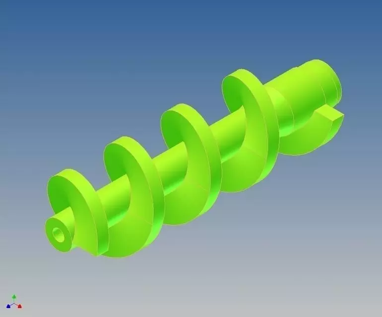 Worm Screw Free 3D model_0