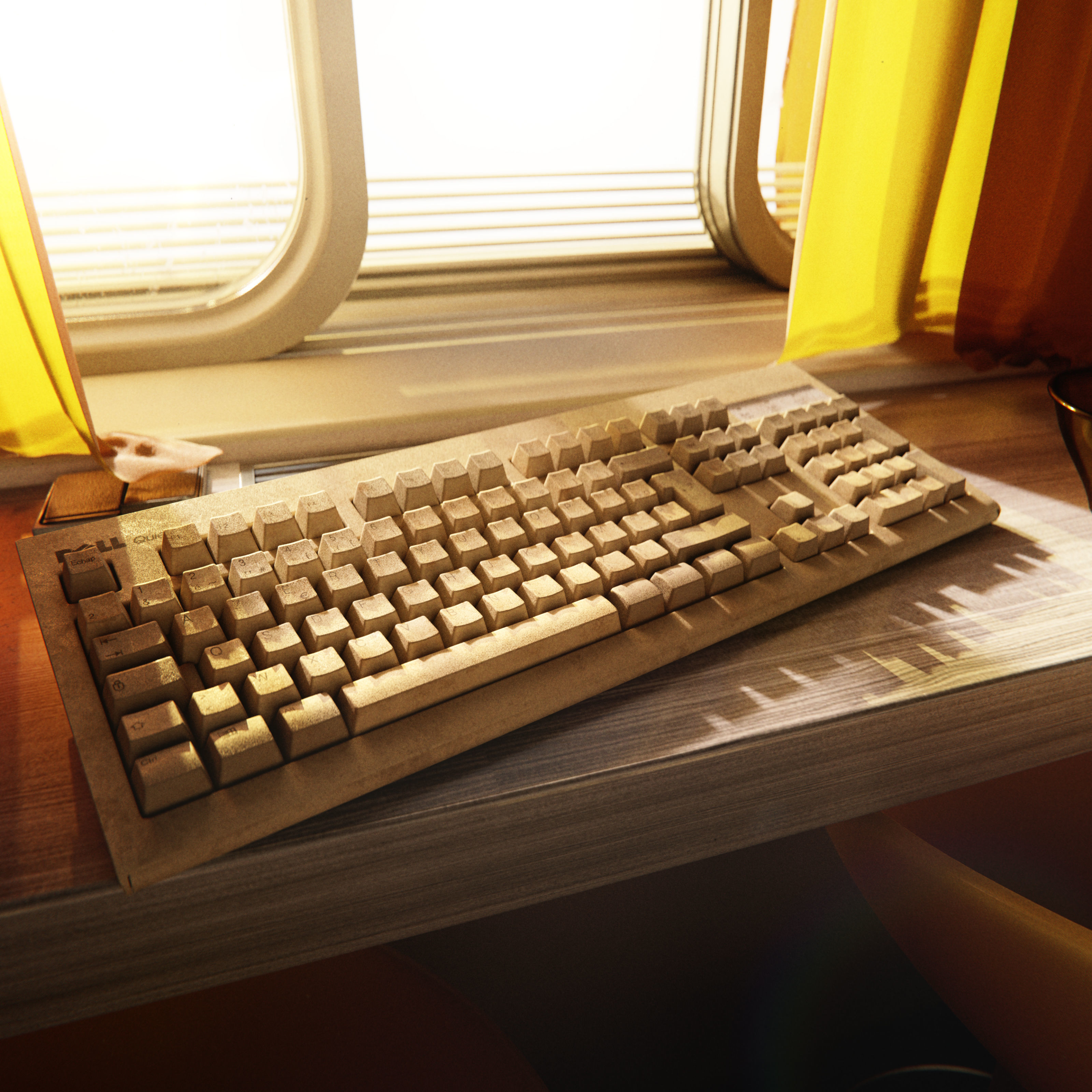 Dell Quietkey Keyboard RT7D5JTW 3D model_16