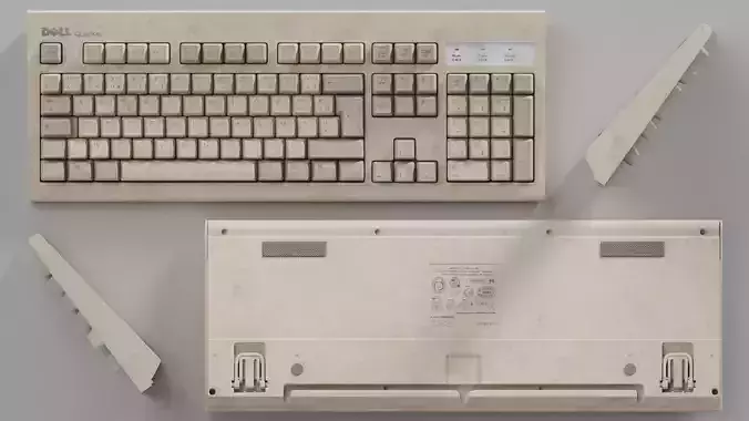 Dell Quietkey Keyboard RT7D5JTW 3D model