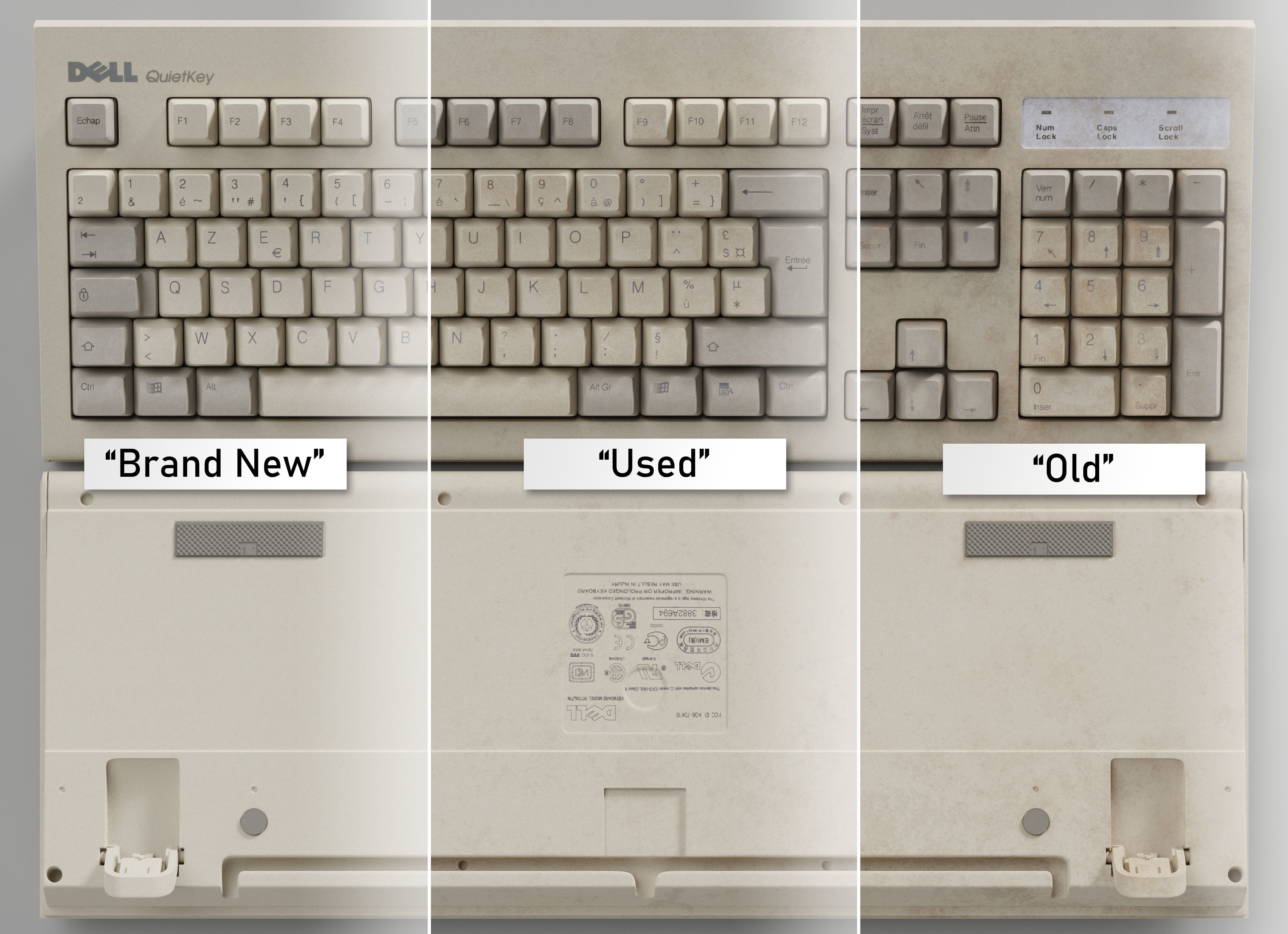 Dell Quietkey Keyboard RT7D5JTW 3D model_3