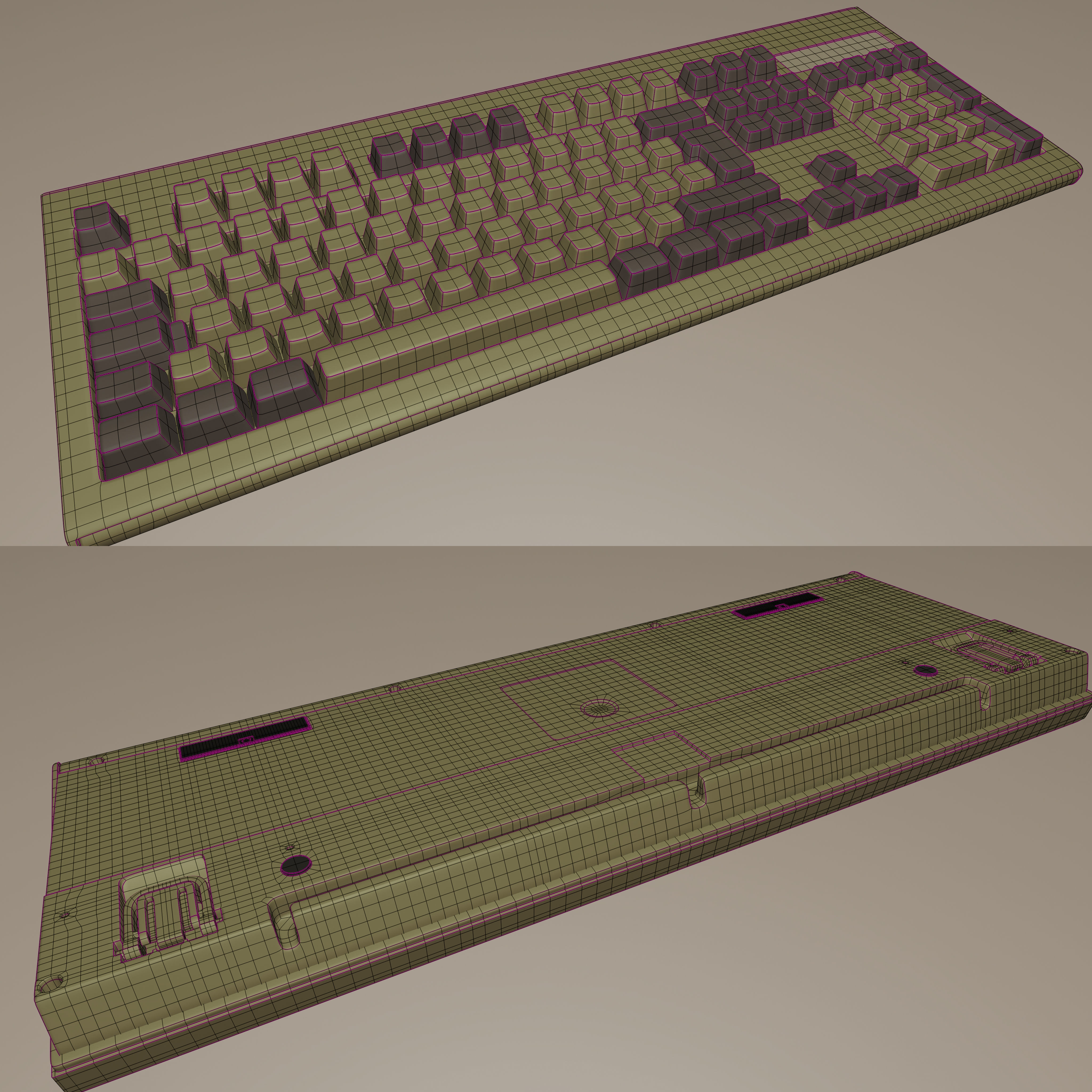 Dell Quietkey Keyboard RT7D5JTW 3D model_6