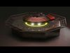 Space ship magnolia Low-poly 3D model_1
