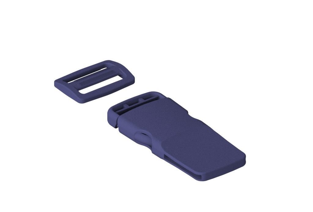 Belt Buckle and Belt Lock Model Design 3D prototype Model 3D print model_5