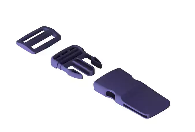 Belt Buckle and Belt Lock Model Design 3D prototype Model