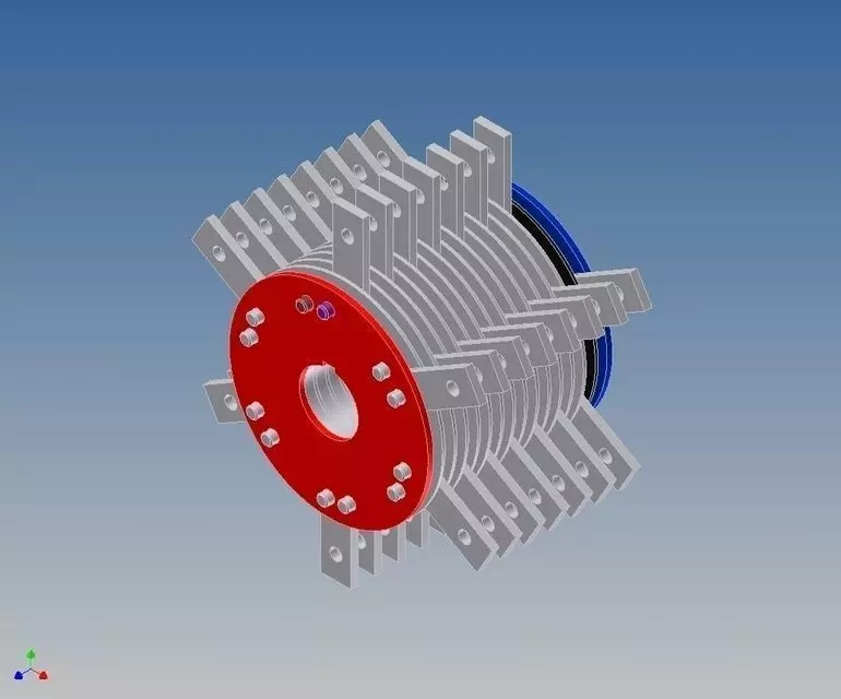 Hammer Mill crusher Free 3D model_0