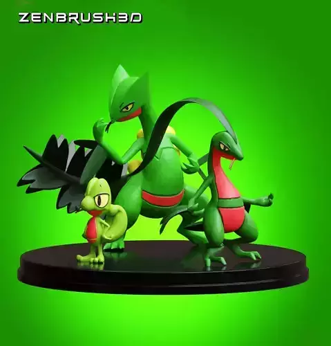 Sceptile Treecko Grovyle  POKEMON