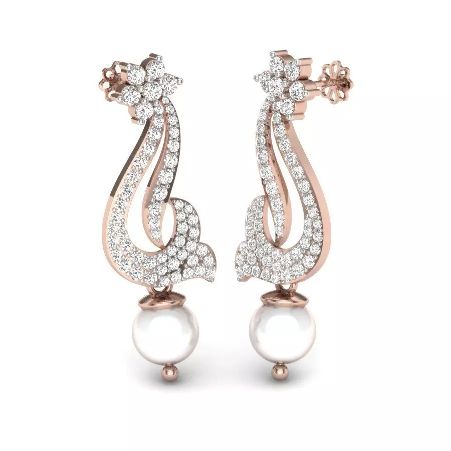 Delicate Fine Hoop Earrings 3D print model