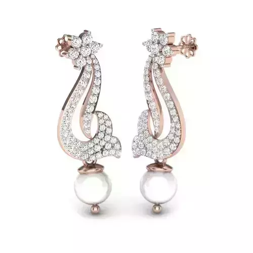 Delicate Fine Hoop Earrings  3D print model