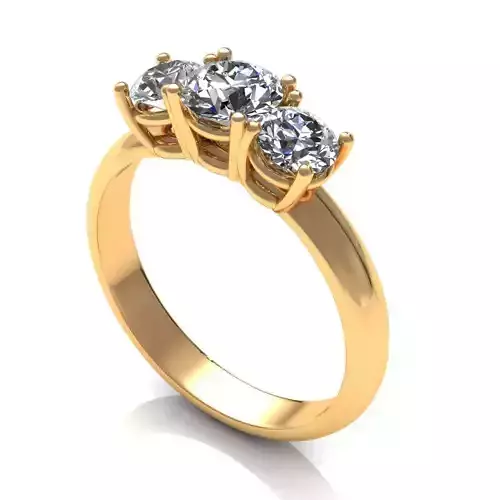 Trilogy Engagement Ring