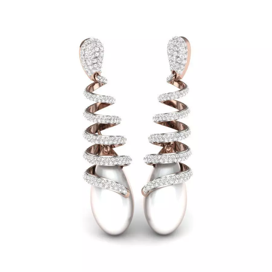 Women Earrings 3D print model