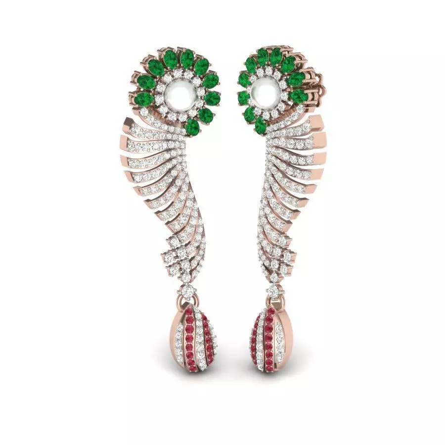 Earring For Women 3D print model_0