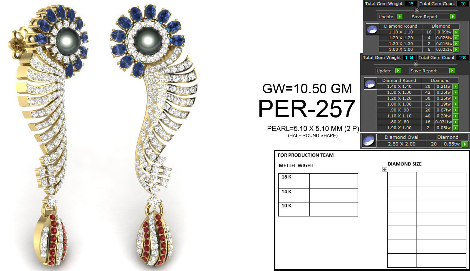 Earring For Women 3D print model_14