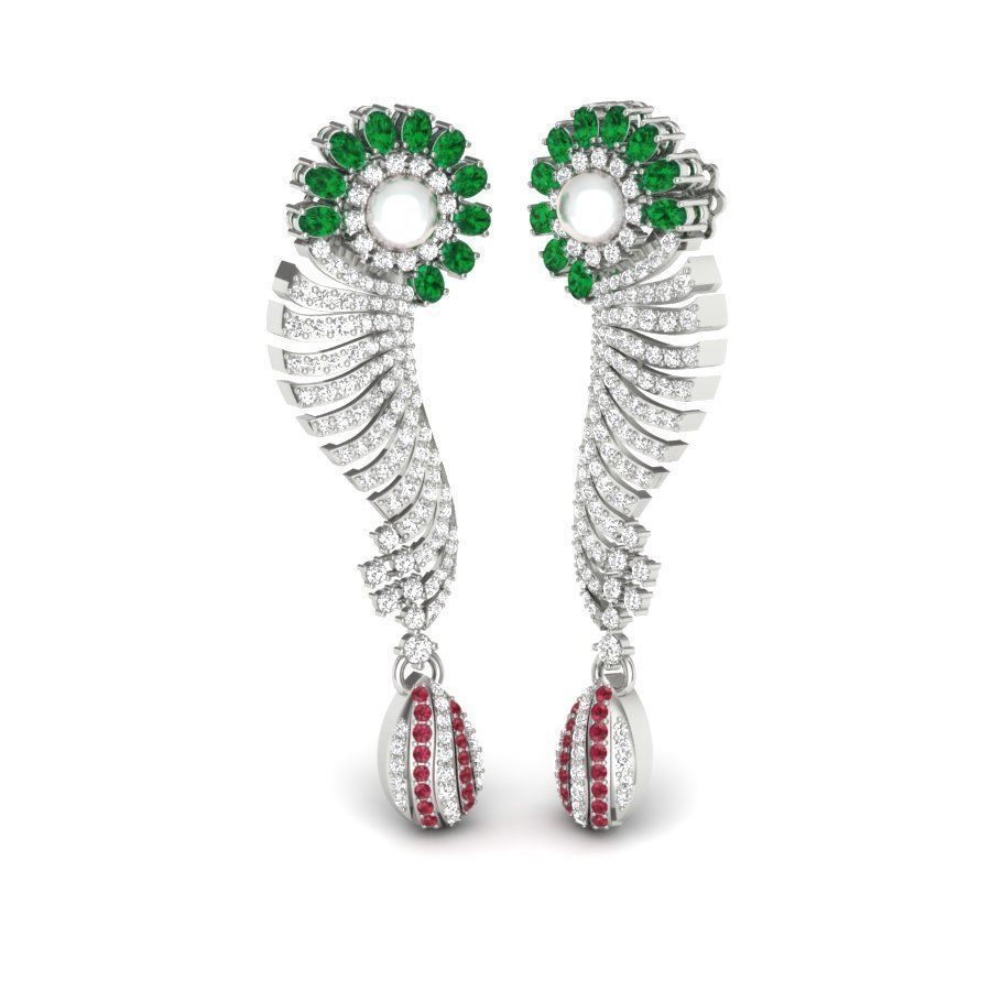 Earring For Women 3D print model_11