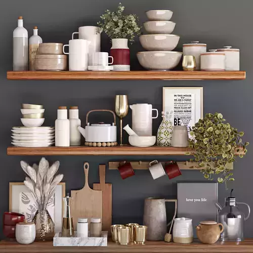 kitchen accessories029 3D model