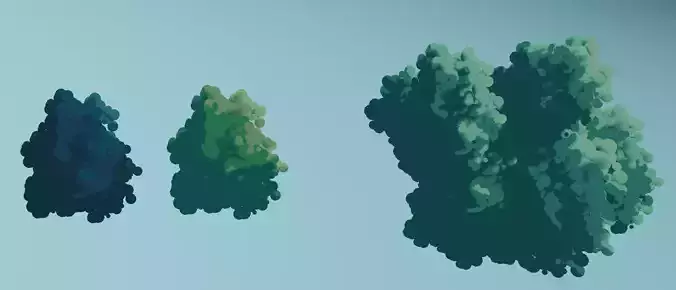 Ghibli Tree 3D model